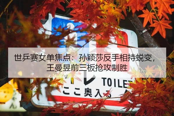 世乒赛女单焦点：孙颖莎反手相持蜕变，王曼昱前三板抢攻制胜