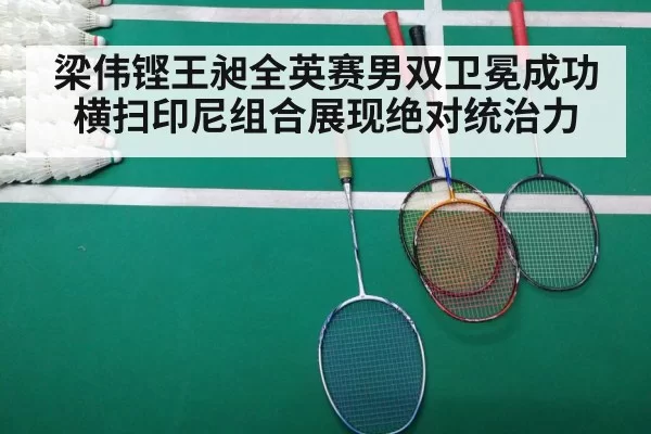 梁伟铿王昶全英赛男双卫冕成功横扫印尼组合展现绝对统治力
